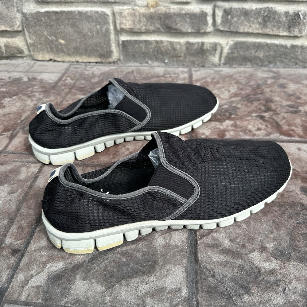 Mens 13W NoSoX Wino Deer Stags‎ Black Mesh Slip On Shoes Casual Lightweight - Picture 5 of 9